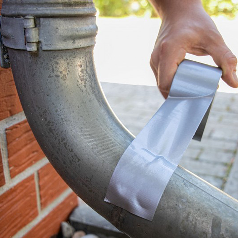 Ізоляційна стрічка (ізолента) "PowerTape" 50мм х 10м 0,2мм срібляста Alca, 554100 Київ - фото 6