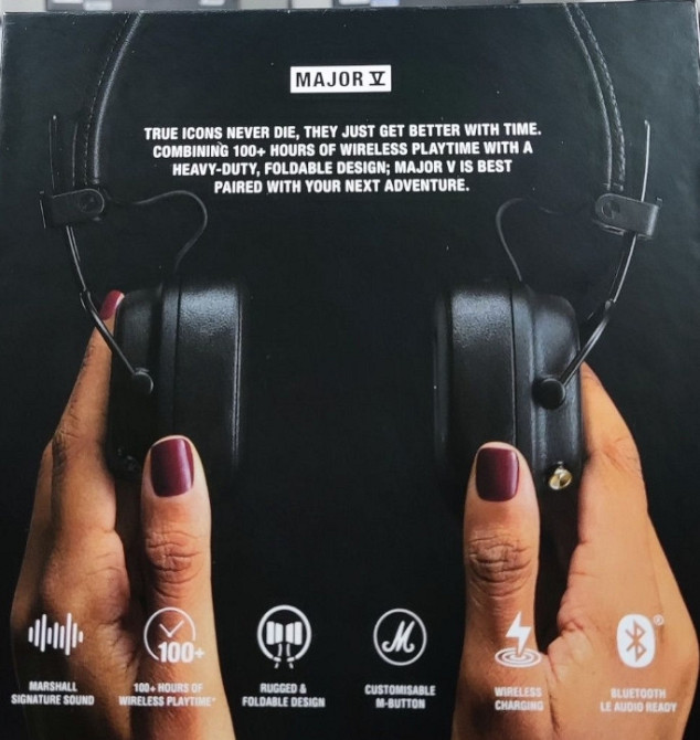 Marshall Major 5 ПРЕМИУМ качество / беспроводные наушники / Маршал. Харьков - изображение 5