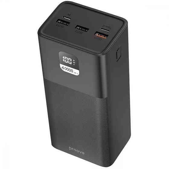Універсальна мобільна батарея Proove Giant 100 W 40000 mAh Black (PBGI99320001) Чорний Харьков