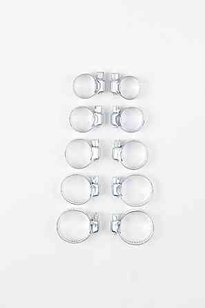 Набор хомутов червячных 10 пр.(10-18х2шт,12-20х2шт,14-23х2шт,15-25х2шт,16-27ммх2шт),в блистере P002K Одесса