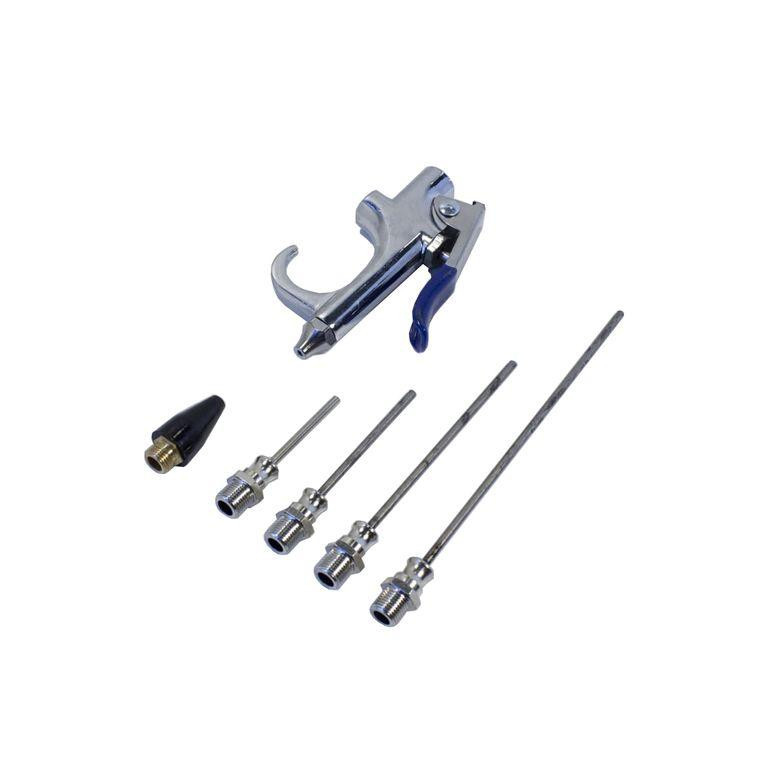 Пистолет обдувочний с комплектом сопел 6пр.. (+ 50,70,100,145mm сопла 28мм, 6.3Bar), в блістері Одеса - фото 2