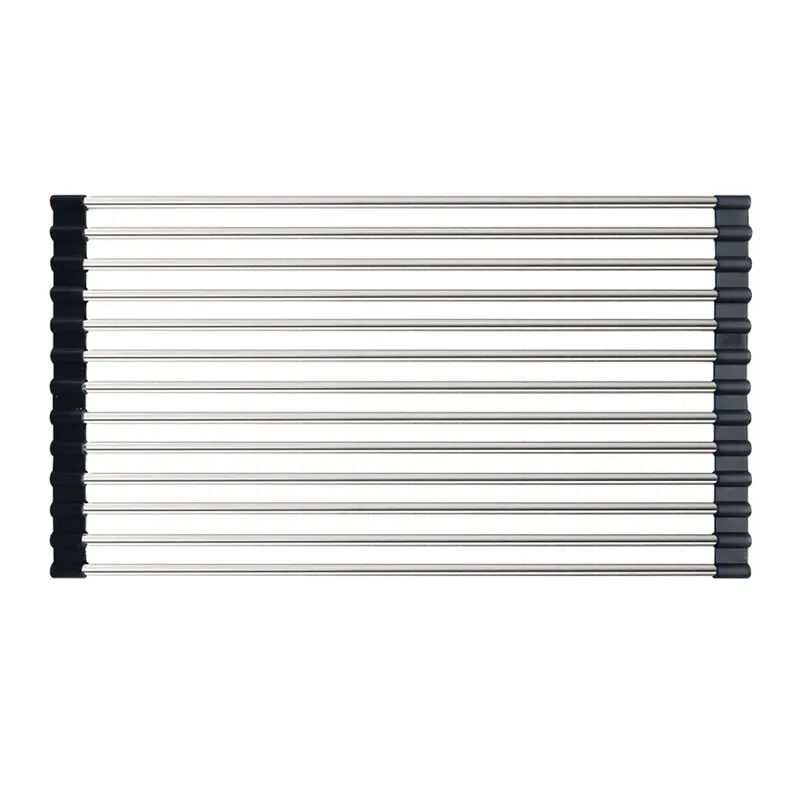 Коврик-сушилка для посуды Mixxus RAC-01.SUS BLACK на мойку из нерж. стали SUS304 (MX1945) Киев - изображение 1