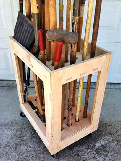 Органайзер для садового инвентаря 