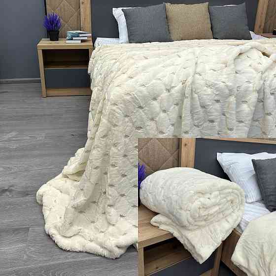 Плед-покрывало Шиншилла 210х220 см (+-5см) Молочный (87-020) Киев