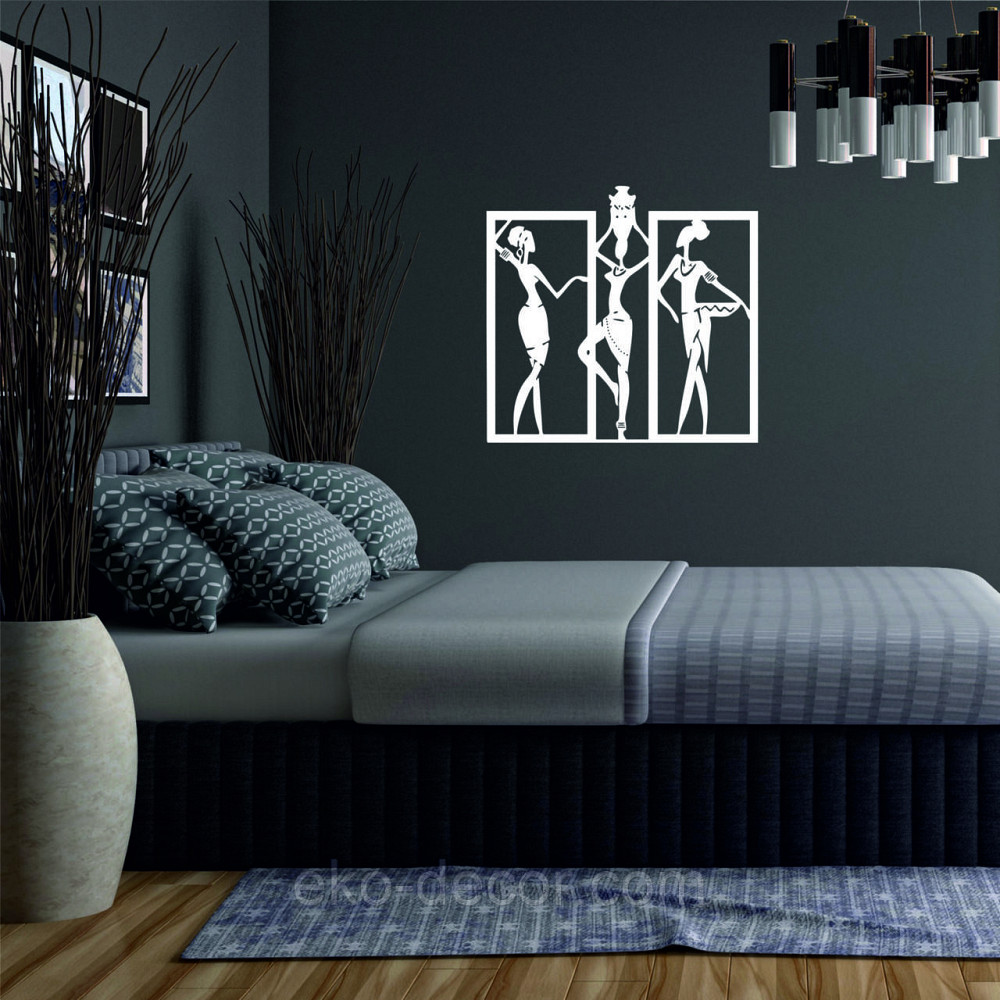 Декоративное настенное Панно «Девушка» Декор на стену 90*85 см, Белый Киев - изображение 5