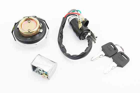 Замки к-кт (запалювання + кермо + кришка бака кругла) Київ