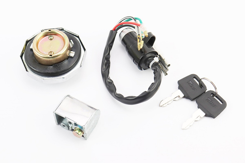 Замки к-кт (запалювання + кермо + кришка бака кругла) Київ - фото 2