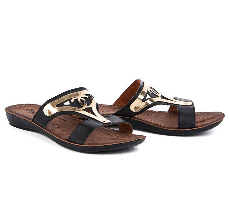 Женские Тапочки Шлёпанцы Сланцы Чёрные (размеры: 36,37,38) Днепр - изображение 1