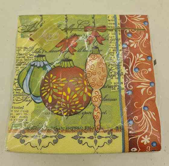 Серветка (ЗЗхЗЗ, 20шт) LuxyНГ Украшеня для ялинки (1 пач.) Харків