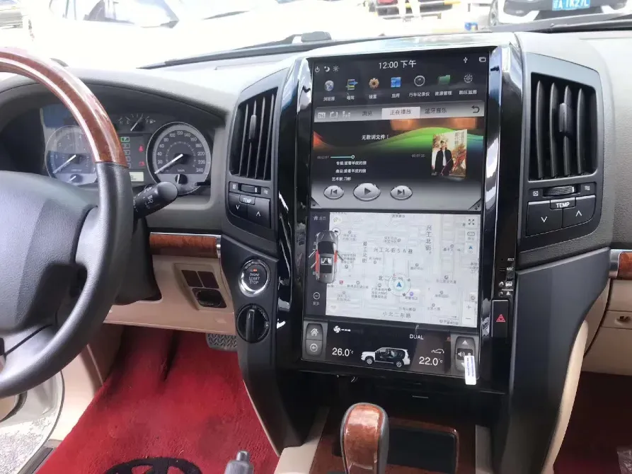 Магнитола Toyota Land Cruiser Tesla style головное устройство Тернополь - изображение 4