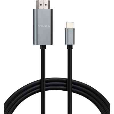 Кабель мультимедийный USB-C to HDMI M 1.5m V1.4 4K30Hz Vinga (VCPVCCH1415) Винница