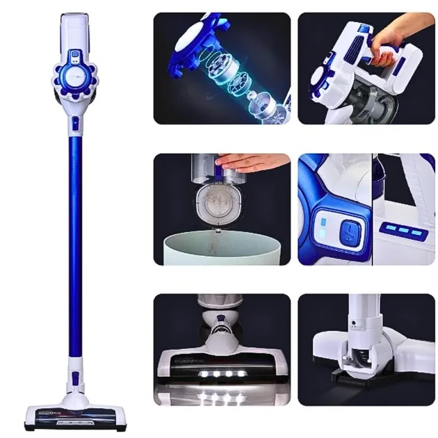 Аккумуляторный пылесос RB-2301, 22.2V, 2800 mAh, до 40 мин работы, LED подсветка, моторизованная щетка Одесса - изображение 3