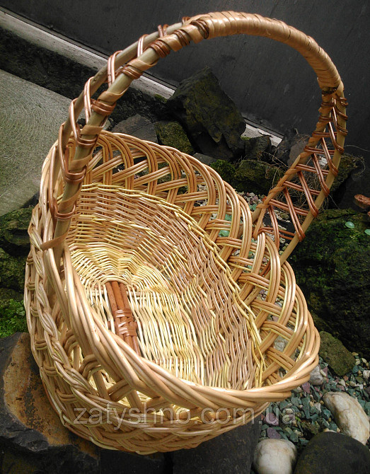 Подарочная корзина из лозы овальная Киев - изображение 3
