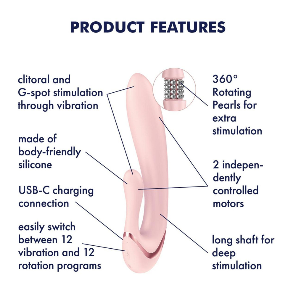 Вибратор-кролик Satisfyer Pearl Bunny 3 Sex Aura Киев - изображение 7