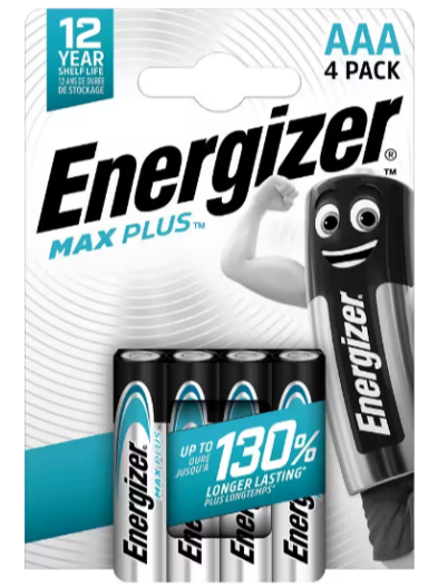 Батарейка Energizer MAX Plus AAA (LR3) Алкалінова Потужність Дніпро - фото 1