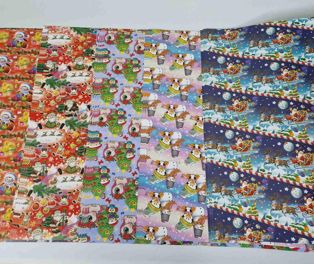 Папір подарунковий БУМ Новий рік асорті 6 (25 шт.) Харків - фото 1