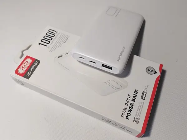 Портативный внешний аккумулятор XO PR182 10000mAh (Белый) Винница - изображение 5