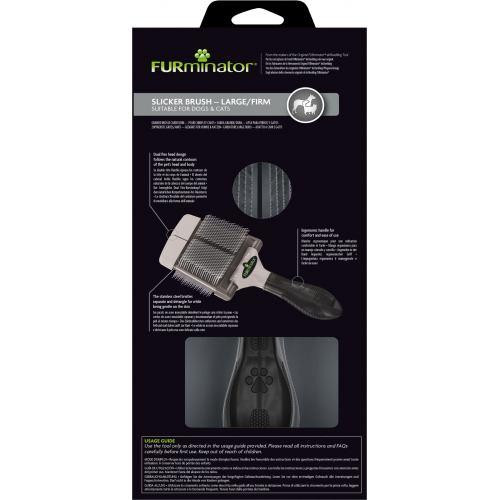 Щітка-пуходерка FURminator для котів і собак, жорстка Київ - фото 5