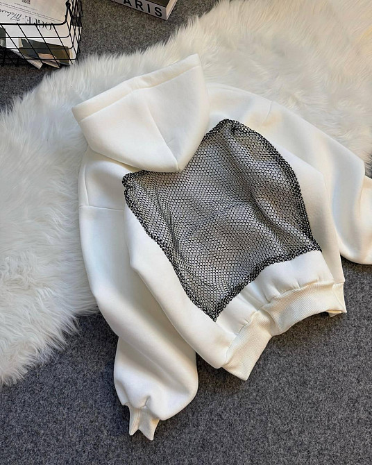 Жіноче худі з сіточкою на спині Одеса - фото 6