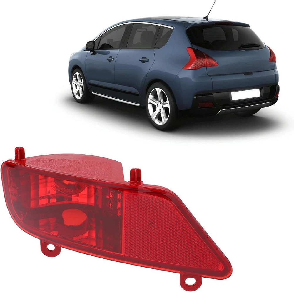 Задний противотуманный фонарь 3008 5008 2009‑2016 Красный левый комплект универсальный для бампера яркий Киев - изображение 6