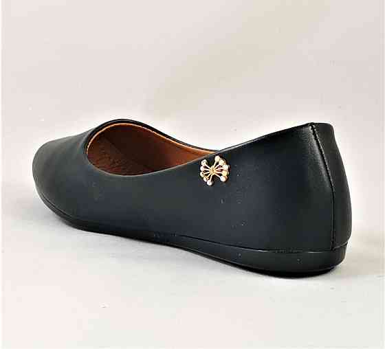 Женские Балетки Черные Мокасины Туфли (размеры: 36,37,38,39,40) - 03-1 Днепр