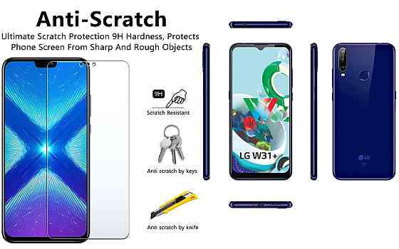 Защитное стекло NeoGlass для LG W31, LG W31 Plus – ультрапрозрачное и устойчивое Киев