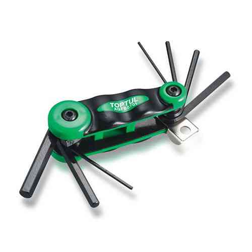 Ключі Г-образні HEX набір складаний TOPTUL AGFB0701 Одеса