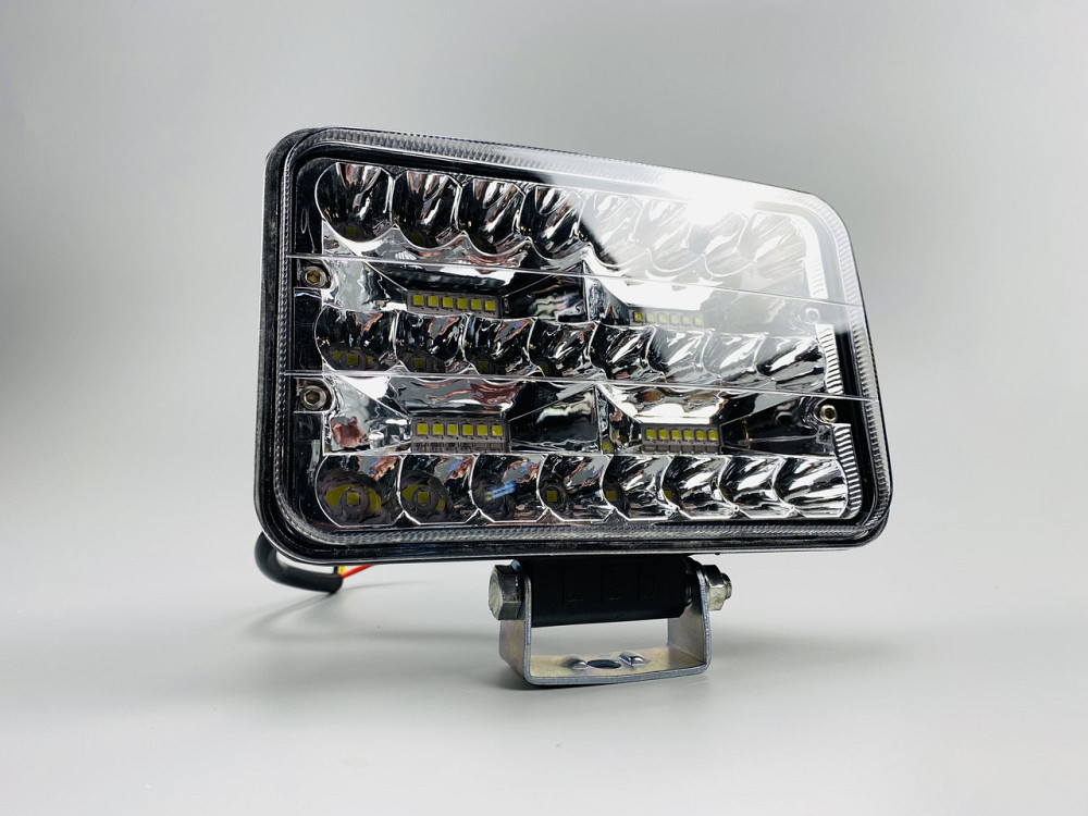 Прямокутна LED фара 144 Вт 48 світлодіодів з чіпами 3030, ближнє + дальнє автомобільне світло Мукачево - фото 10