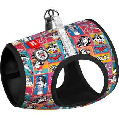 Шлея для собак WAUDOG Clothes з QR паспортом "Диво-жінка комікс" XS3 (1003-4009) Вінниця