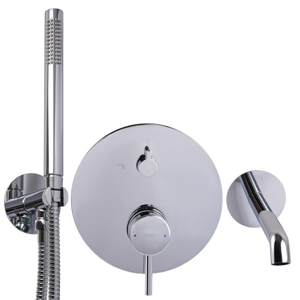 Змішувач для ванни вбудований TOPAZ LOFT TLF 32202-H39-C (000028882) Київ - фото 9