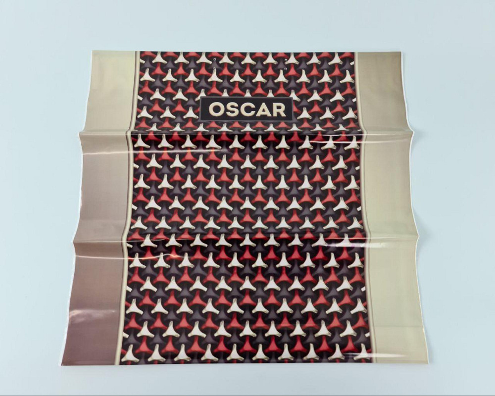 Полиэтиленовый пакет (40х40) с пластиковой ручкой  