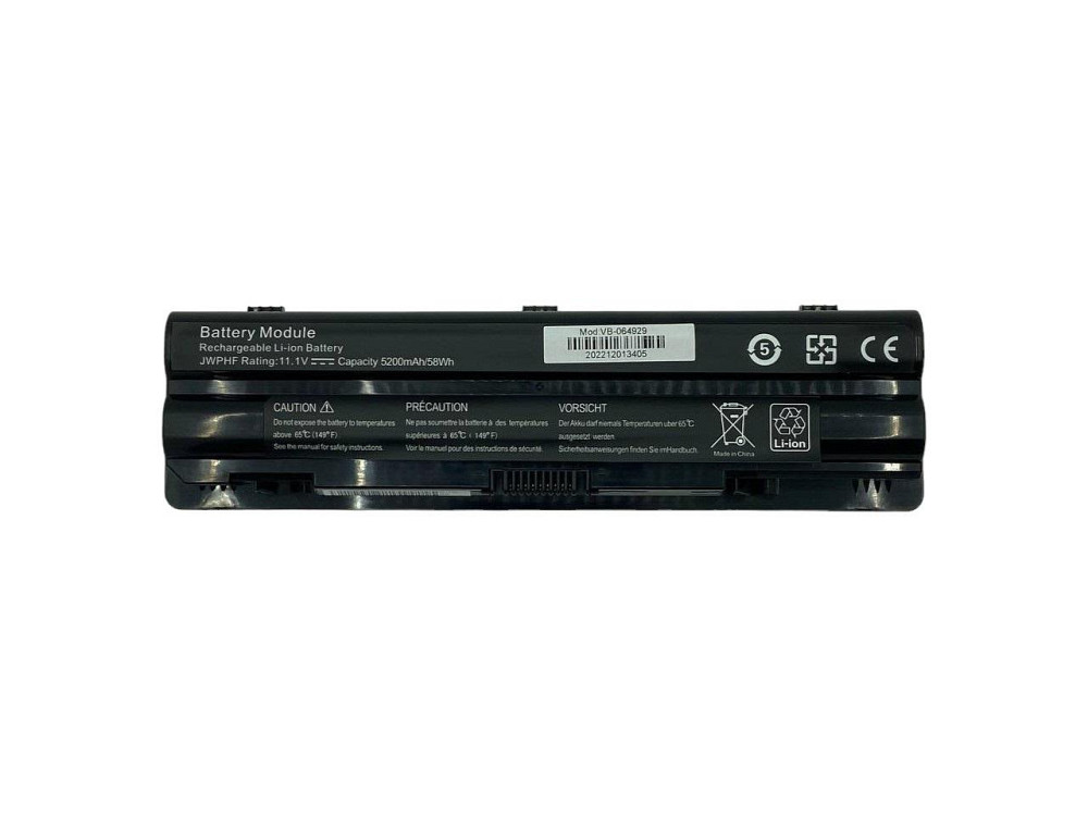 Аккумулятор для ноутбука Dell JWPHF XPS15 11.1V Black 5200mAh OEM Вінниця - фото 1