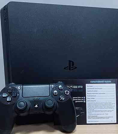 PS4. Playstation 4 slim 1 тб с играми 15 шт, гарантия. Харьков