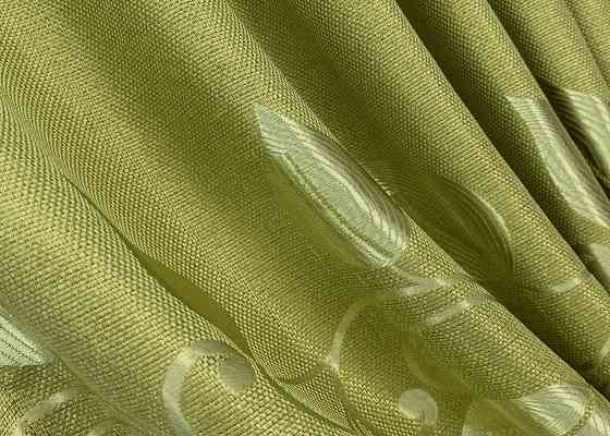 Комплект готових штор VR-Textil Льон Рогожка № 1784ш Оливковий 100х270 см 2 шт (31-015) Київ