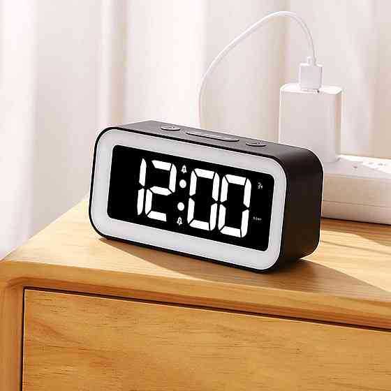 Годинники електронні настільні 40544, / 7336/ з LED підсвіткою та USB Дніпро