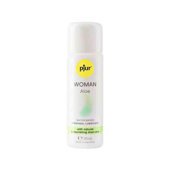 Лубрикант на водній основі pjur Woman Aloe 30 мл з екстрактом алое, зволожувальний, без парабенів Sex Aura Київ