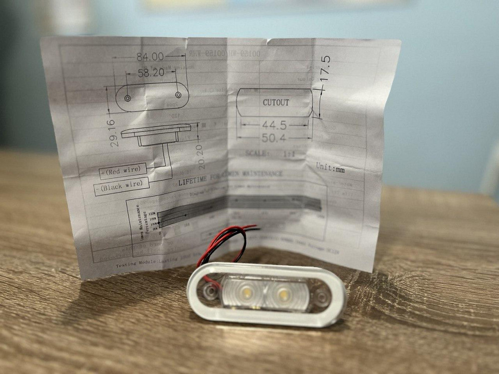 Палубный Светильник Ааа 00159-Sswh 04Вт 858Х308 Мм Киев - изображение 2
