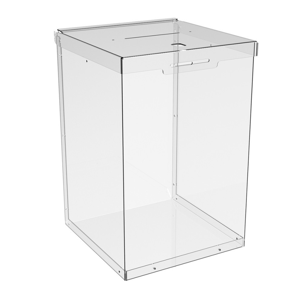 Ящик EKOSTAR с замком для пожертвований и сбора денег 200x200x300. Объем 12 литров Киев - изображение 3