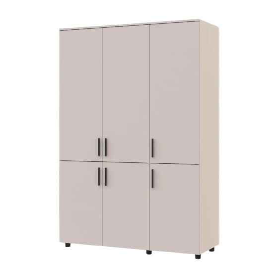 Шафа для одягу Doros Торн Кашемір 3 ДСП (полиці) 135х51.6х200 (DRS-012058) Львів