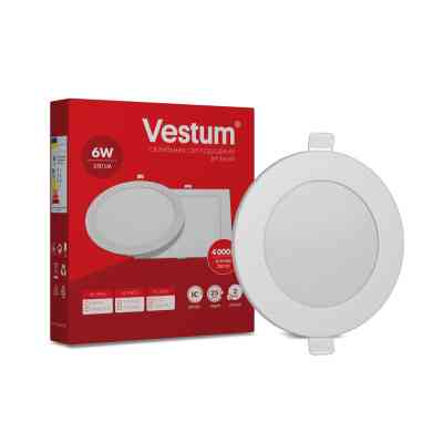 Світильник Vestum LED круглый 6W 4000K 220V (1-VS-5102) Вінниця