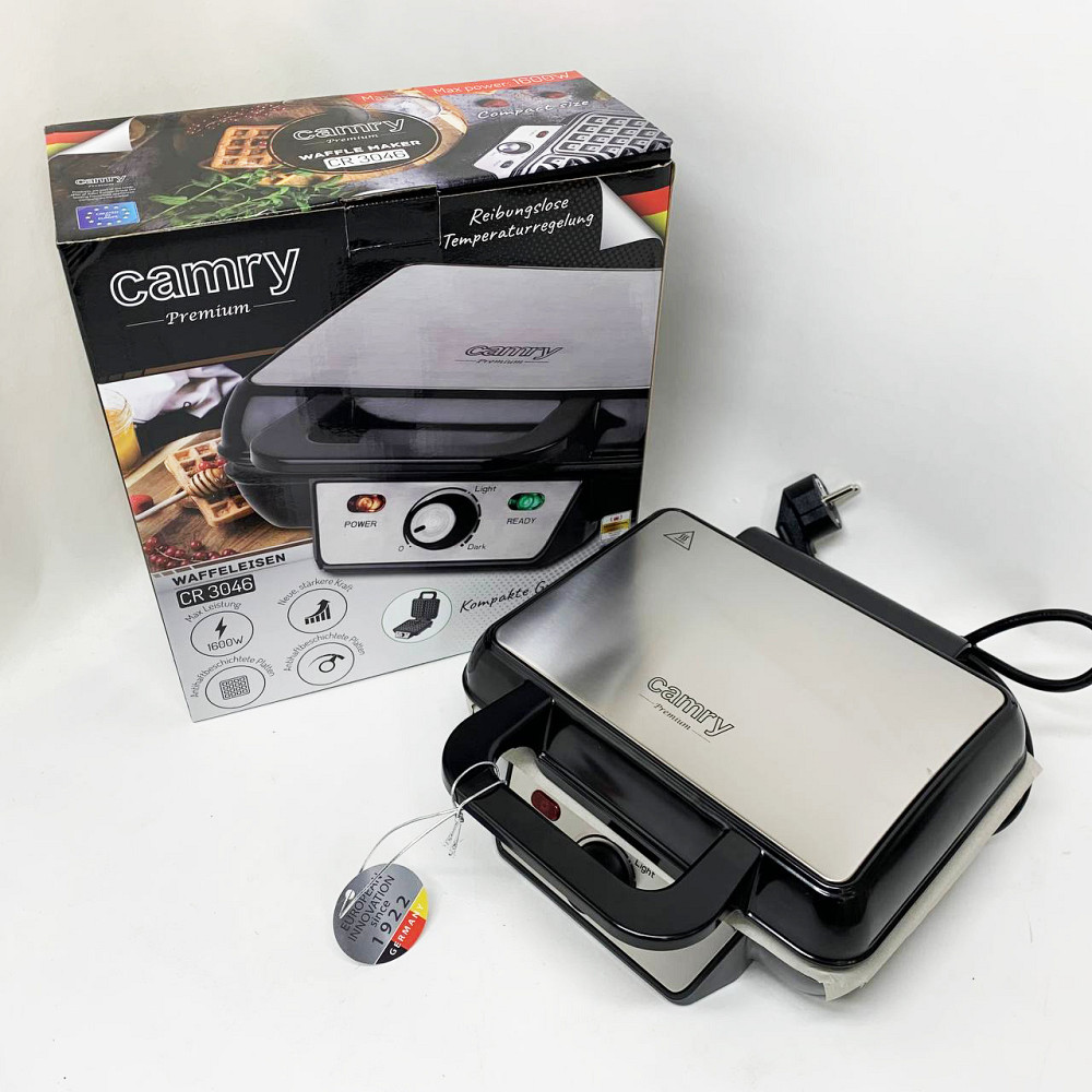 Вафельница Camry CR 3046 1600Вт IB-16 Львов - изображение 8