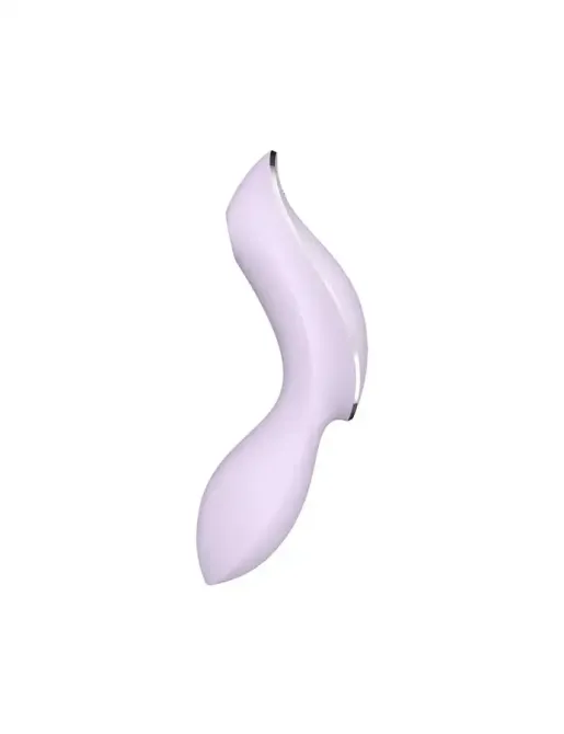 Вакуумний стимулятор з вібрацією Satisfyer Curvy Trinity 2 Violet Львів - фото 2