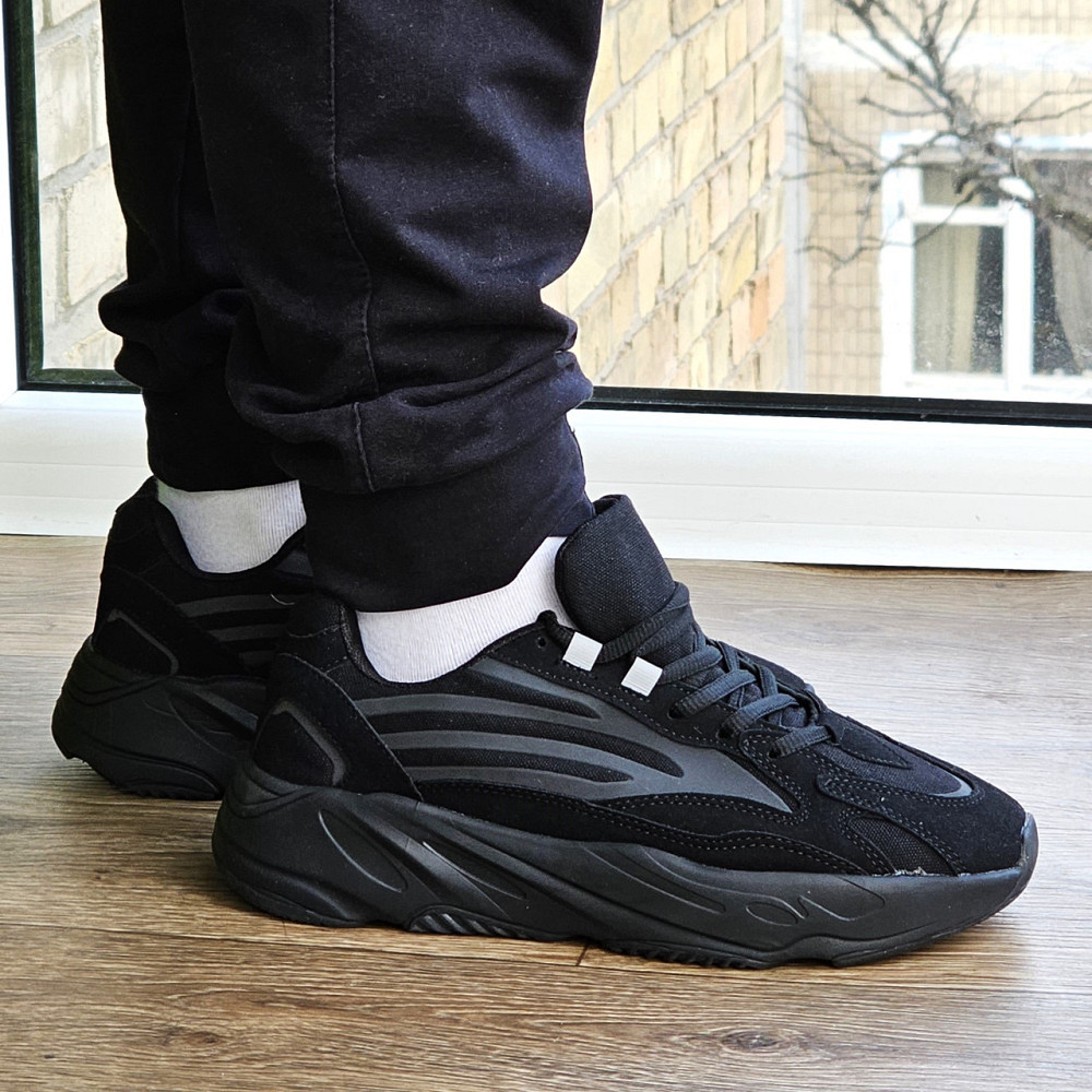 Кросівки Adidas Boost 700 Чорні Чоловічі Адідас Замшеві (розміри: 41,42,43,44,45,46) - 66-6 Дніпро - фото 6