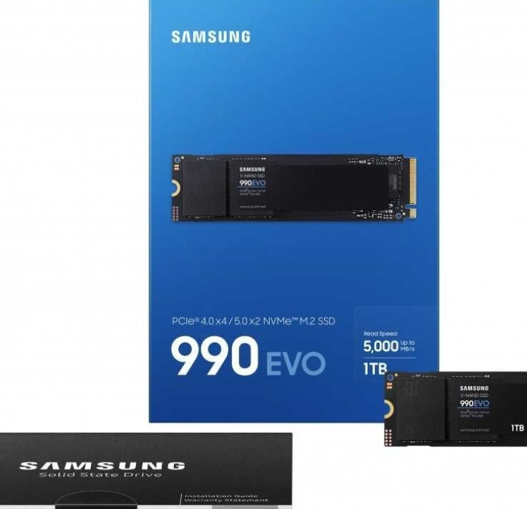 SSD Накопичувач Samsung 990EVO 1TB (MZ-V9E1TOBW) Київ - фото 5
