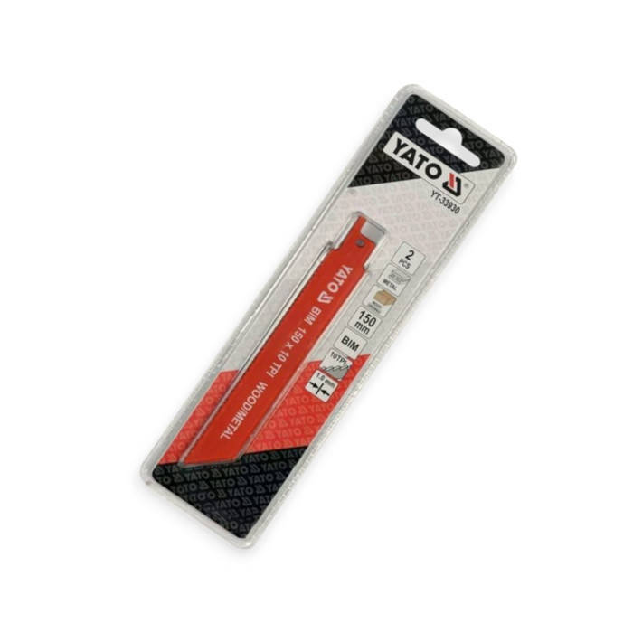 Полотно для шабельної пили (2шт) по дереву та металу, бі метал., l=150 мм, h=1 10 зубів/1" Мукачево - фото 1