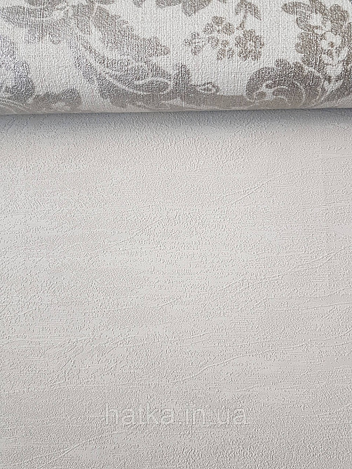 Обои виниловые на флизелине AS creation Perfect 1.06Х10 полоски волны однотонные структурные кремовые Киев - изображение 2