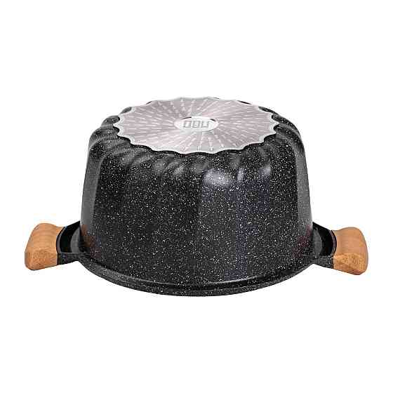 Велика алюмінієва каструля з кришкою, діаметр 28 см, з антипригарним покриттям, 8 літрів HP-4-434B Коломия