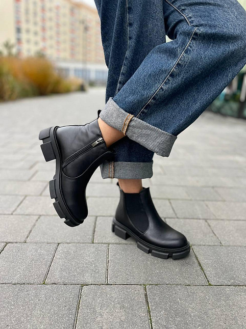 Без бренда Черевики жіночі ARTO 102 чорні (зима, шкіра натуральна) (5222) 38 Коломыя - изображение 3