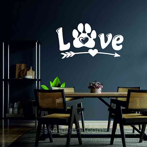 Декоративне настінне 3D Панно «LOVE » Декор на стіну з об'ємом Київ