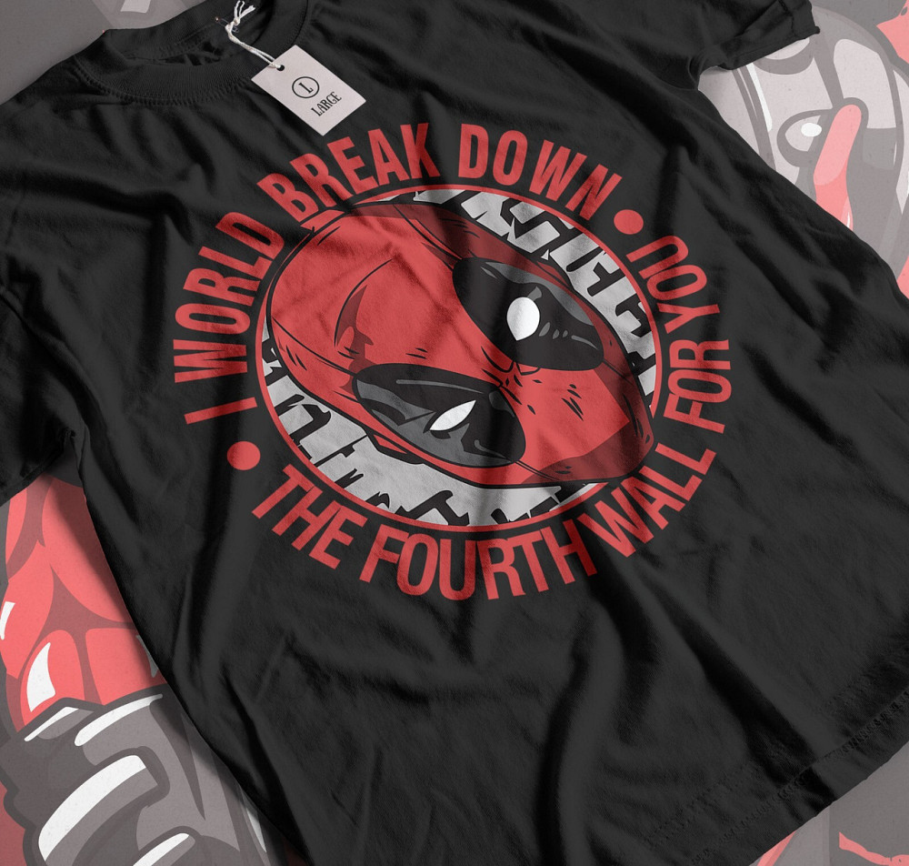 Футболка з аніме принтом Суперхеро Біртхдай Суперхеро Гіфт оверсайз (S/M/L) Чорний AnimeJ1095 Дніпро - фото 5